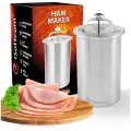 Ветчинница iSottcom из нержавеющей стали с термометром, для приготовления домашней ветчины и колбасы