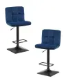 Стул барный DOBRIN Набор 2 шт Стул барный DOBRIN DOMINIC, синий велюр (MJ9-117) арт. LM-5018-N_B-M_V-MJ9-117
