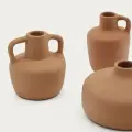 Набор Sofra из 3-х терракотовых ваз, 6 см/7 см/10 см