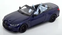 Модель коллекционная MINICHAMPS Bmw M4 convertible 2021 dark blue metallic