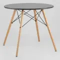 Стол обеденный Stool Group круглый EAMES DSW NEW D=80 черный