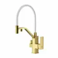 Смеситель для кухни с подключением к фильтру питьевой воды RAGLO R85.62.03 золотой сатин