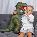 Мягкая игрушка динозавр 70 см зеленый