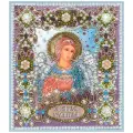 Вышивка Образа в каменьях Ангел Хранитель, 14,5х16,5 см