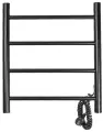 Полотенцесушитель электрический Domoterm DMT 109-4 50x50 ЧРН EK R, черный