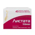 Листата Мини таб. п/о плен., 60 мг, 40 шт.