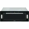Вытяжка HIBERG VMF 8191 B, полновстраиваемая, сенсорное управление и жестами, 3 скорости, цвет черное стекло