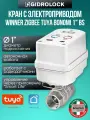 Кран шаровой с электроприводом Gidrolock Winner Zigbee Tuya Bonomi 1 BS