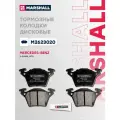 Тормозные колодки дисковые задние MARSHALL M2623020 для Mercedes-Benz V-Class (638/2) 96-, Mercedes-Benz Vito (638) 97- // кросс-номер GDB1408