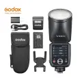 Godox V100 100 Вт TTL Литий-ионная Вспышка Для Камеры С Круглой Головкой Беспроводная Передача Вспышки Speedlite