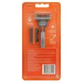Бритвенный станок Gillette Fusion + 2 сменных кассеты, 5 лезвий
