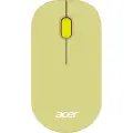 Мышь компьютерная Acer OMR205 оптич./1200dpi/беспроводн/USB/зеленый/желтый