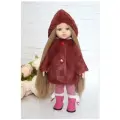 Комплект одежды и обуви для кукол Paola Reina 32 см, бордовый, фуксия