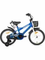 Велосипед детский HORH FORTE 16 Blue/синий, на рост 110-125 см, стальная рама, барабанный тормоз V-brake тормоз, жесткая вилка