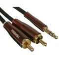 Аксессуар Ugreen AV170 Jack 3.5mm - 2xRCA 2m Black-Dark Copper 80847