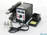Паяльная станция Yihua 898BD, паяльник 200.480С, фен турбинный 100.480C, 700вт