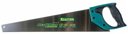Ножовка по дереву Kraftool KraftMax 15225-50 для ламинированных деревянных панелей и пластиковых панелей, подоконников и труб, 13 TPI, 500 мм