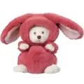 Мягкая игрушка Медвежонок Зигги в розовом костюме кролика 15 см, Barbara Bukowski