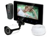 Набор (видеодомофон - уличная камера) HDcom B707 KDM-6215G, домофоны с камерами, видеодомофон на камеры для квартиры в подарочной упаковке