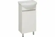 Тумба под раковину Runo Лада 40 00-00001194 Белая МДФ / ЛДСП белый с дверками Россия