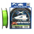 Шнур YGK X-Braid Braid Cord X4 150m Chartreuse #1.5, 0.205мм, 25lb, 11.3кг