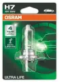 Лампа! (H7) 12V 55W Px26d Галогенная Увелич.срок Службы В Блистере Osram арт. 64210ULT01B