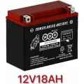 Мото аккумулятор стартерный WBR MT12-18 12В 18Ач (12V 18Ah) полярность обратная 270A (YTX20L-BS, YTX20HL-BS, CT 12201) AGM аккумулятор для мотоцикла, гидроцикла, квадроцикла, снегохода SMT12-18