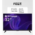 Телевизор Смарт ТВ RAZZ 32 Дюйма. K32FSY23F На Яндекс ТВ с Алисой и голосовой Bluetooth пульт в комплекте