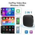 Ezonetronics Android 13 CarPlay Ai Box Беспроводная Android Auto Smart TV Box Автомобильная интеллектуальная система Поддержка YouTube FOTA Обновление, 4 Core 2G 32G