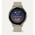 Умные часы Garmin Venu 3S Soft gold stainless steel bezel with French grey case and silicone band (010-02785-02)