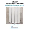 Душевой уголок BelBagno Unique 100х100 UNIQUE-A-2-85/100-M-Cr профиль Хром стекло матовое