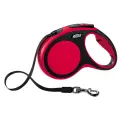 Flexi New Comfort М Рулетка для собак весом до 25кг длинна 5м с лентой красная