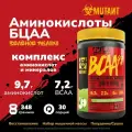 Аминокислоты BCAA Mutant ВСАА 9.7 с электролитами 348 грамм, Зелёное яблоко