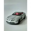 Модель автомобиля Мерседес SLS AMG коллекционная металлическая игрушка масштаб 1:24 серый