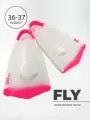 Короткие силиконовые ласты с открытой пяткой SwimRoom Fly, размер 36-37