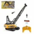Спецтехника Автокран гусеничный 1:14 на р/у (свет, звук) HuiNa Toys 1572