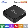 ТВ приставка X96 Mini, Android 11, Amlogic S905W2, Четырехъядерный процессор, Google Youtube Netflix Телеприставка