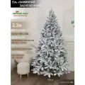 Елка искусственная новогодняя заснеженная 220см, ель для помещений, Империя Ёлок