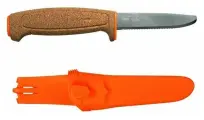 Нож Morakniv Floating Serrated Knife, нержавеющая сталь, пробковая ручка