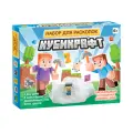 Детский набор для раскопок «Кубикрафт», фигурки и кристаллы