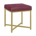 Пуф GreenWeen CRUZ, золотой, Marsala, 400x400x470 мм GW-CRUZ-400G-MARS