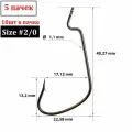 Крючок Catcher OFFSET WORM 0741 Size 2/0 (5 пакетиков)