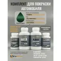 Комплект для покраски DAEWOO, код 46U, INDDAE46U, LEAF GREEN, базовая автомобильная эмаль 250 мл, лак 2K 250 мл с отвердителем, разбавитель 125 мл, FixPaint Pro