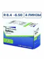 Квартальные контактные линзы Bausch&Lomb Optima FW 4 pk (BC 8.4; D -6.50)