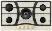 Поверхность газовая KUPPERSBERG FS 903 C Bronze бежевый 5-конф, чугун, г/к, WOK