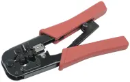 Инструмент IEK ITK обжим для RJ-45,12,11 с храп. мех. TM1-B11H