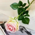 Цветок искусственный Poetry in flowers Роза экспрессия 9,5х66 см, розовый