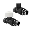 Набор термостатический прямой Royal Thermo Design 1/2М30х1,5 (Черный)