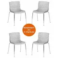 TetChair Стул SKALBERG (mod. C-084-A), серый (Комплект 4 шт.)