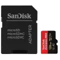 Карта памяти SanDisk Extreme Pro 170MBs microSD 128Gb U3 V30